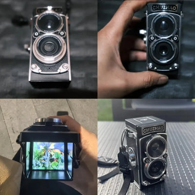CHUZHAO Vintage Mini Digital Camera Autofocus 12MP 1080P FHD Vlogging Portable - stepyours.com