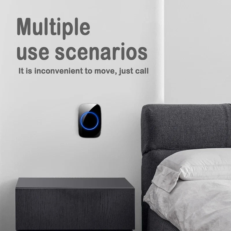 EU Plug Wireless Doorbell 300M Range Waterproof 433MHz - stepyours.com