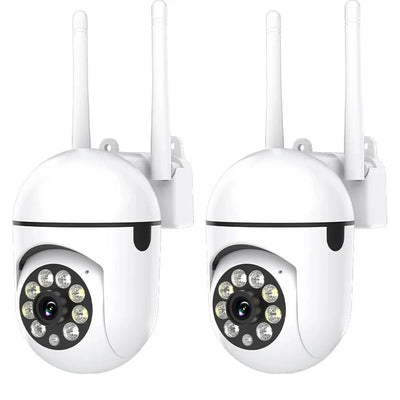 BoyKeep 2 Pack Wireless 1080P Security Cameras With Color Night Vision - stepyours.com