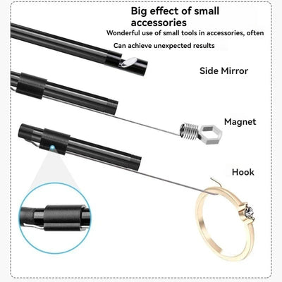 OllyMurs Type - C Android Endoscope IP67 Camera - 5.5 To 8mm 6 LED Borescope - stepyours.com