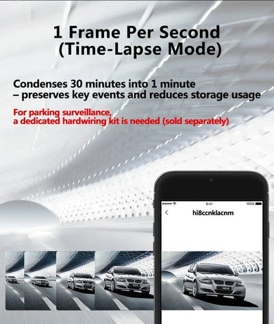 4K WiFi Dash Cam For Car Front Camera 24H Parking Monitor Black Box - stepyours.com