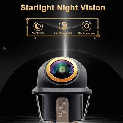 Smartour AHD CVBS CCD Fisheye Rear View Camera 1080P Night Vision Waterproof - stepyours.com