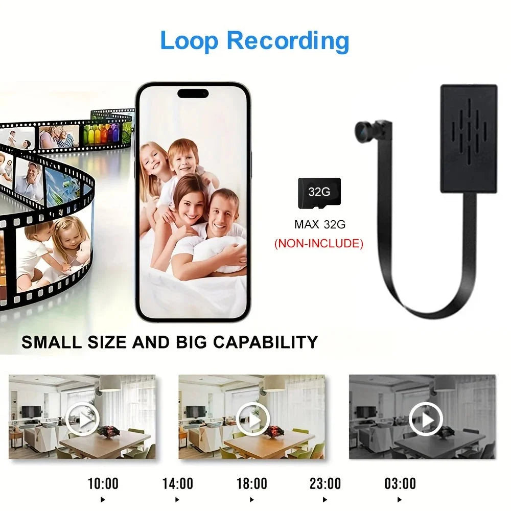 1080P Mini WiFi Camcorder With P2P Remote Viewing Motion - stepyours.com