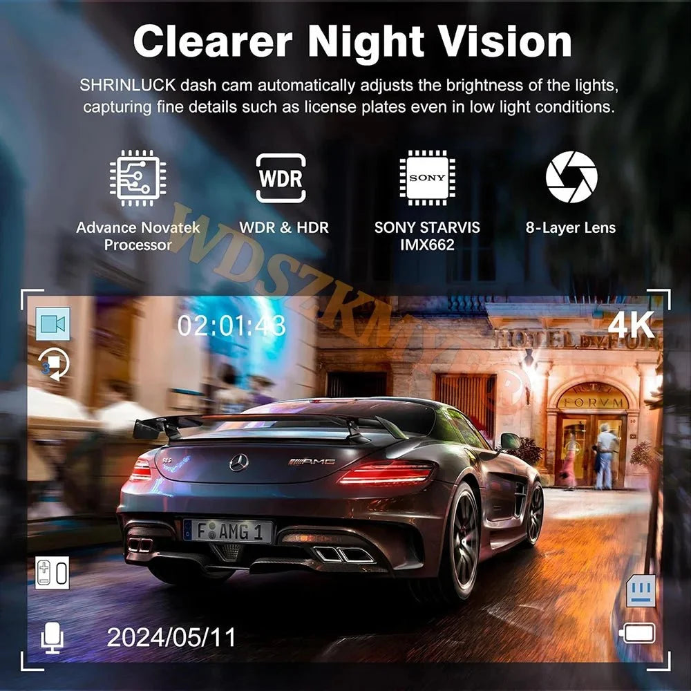 4 Camera 360 Degree Car DVR Dash Cam 1080P WiFi Front Rear Parking Monitor Gift - stepyours.com