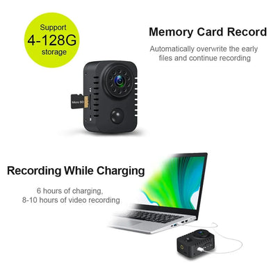 MD29 1080P Mini Cam Motion Activated Nanny Cam For Cars 8H - stepyours.com