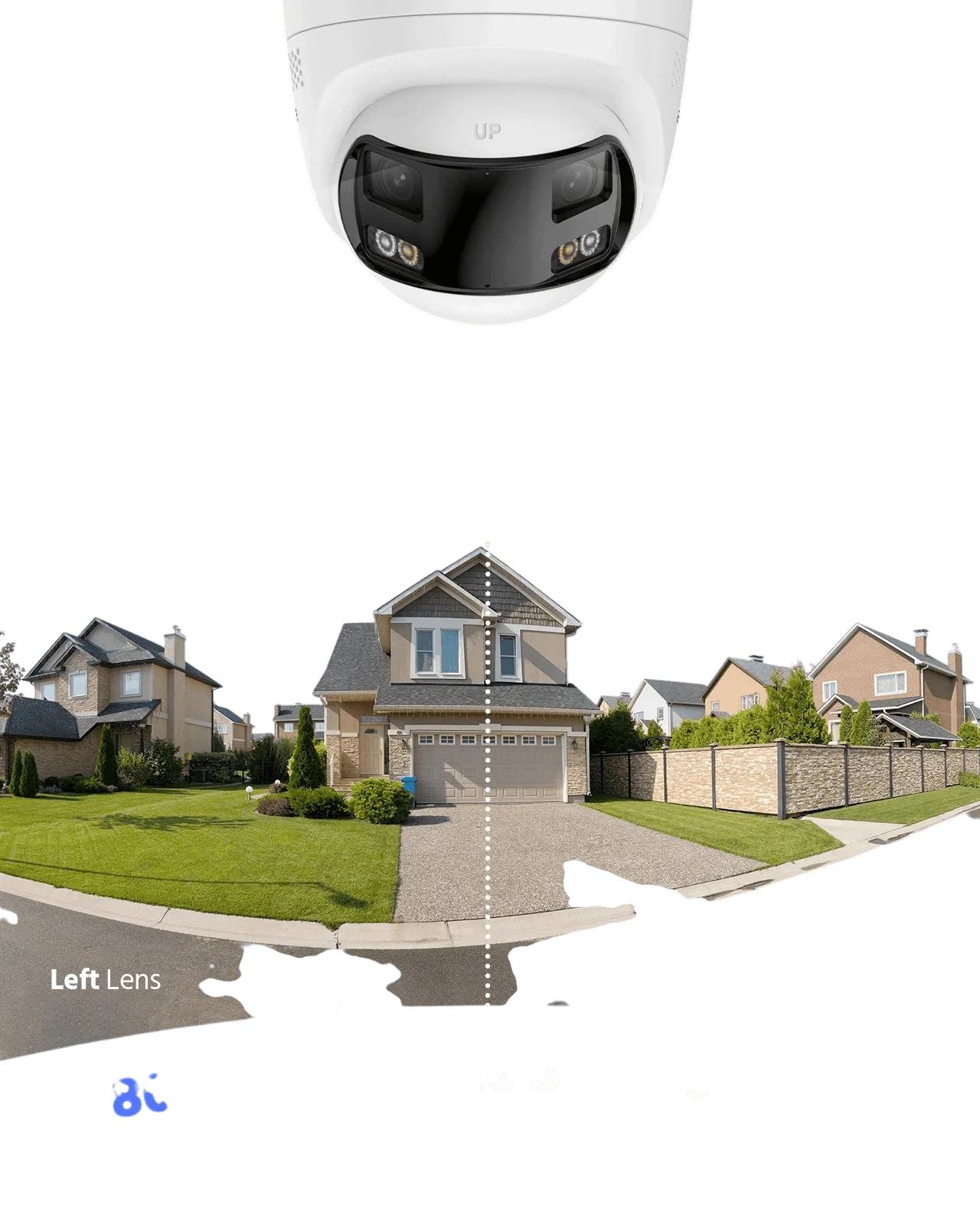 ANNKE 4K 8MP Dual - Lens Outdoor PoE Camera - 180 - Degree Wide View - stepyours.com
