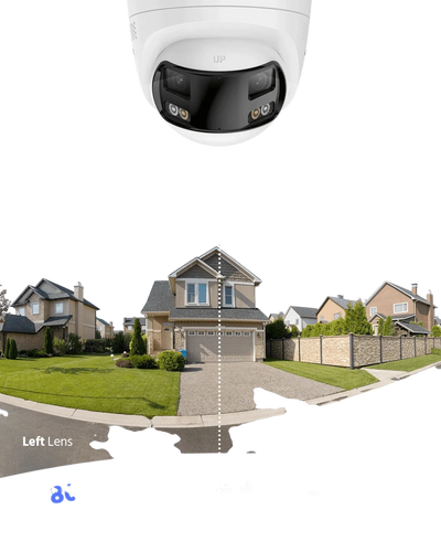 ANNKE 4K 8MP Dual - Lens Outdoor PoE Camera - 180 - Degree Wide View - stepyours.com