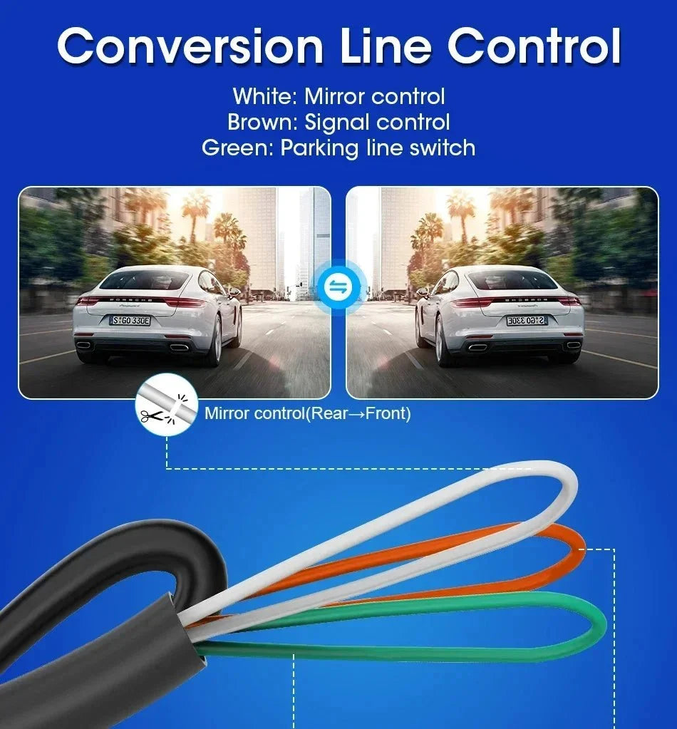 JMCQ AHD 1080P Car Rear View Camera 170 Degree Fisheye With Bracket For Opel - stepyours.com