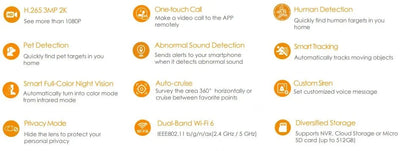 Imou Ranger 2C Pro 3MP WiFi Camera With AI Detection 360 Coverage Two Way Talk - stepyours.com