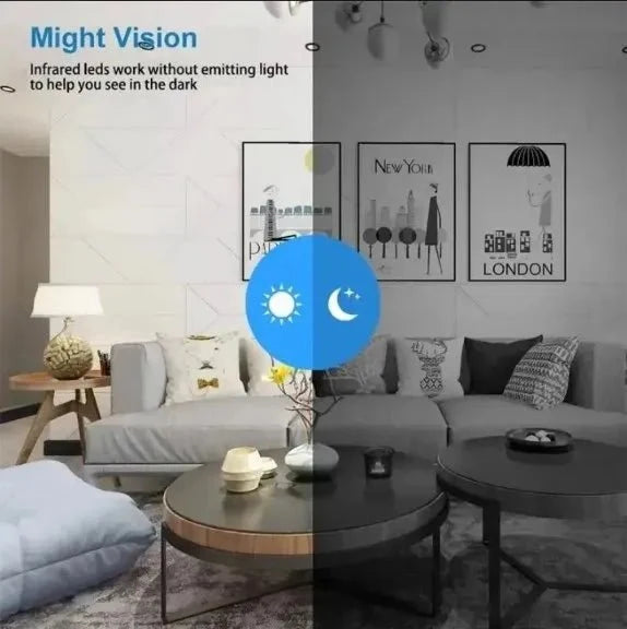 X5 1080P WiFi Night Vision Home Security Camera With Motion Detection - stepyours.com