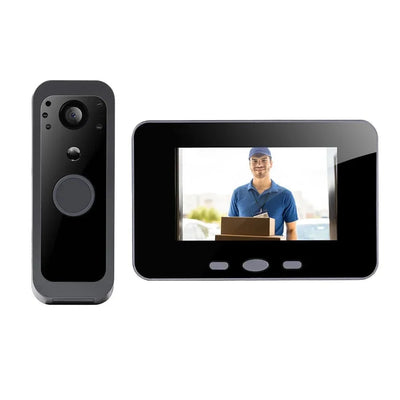 Tuya Wireless 2MP Video Doorbell With 5 Inch Indoor Monitor - stepyours.com