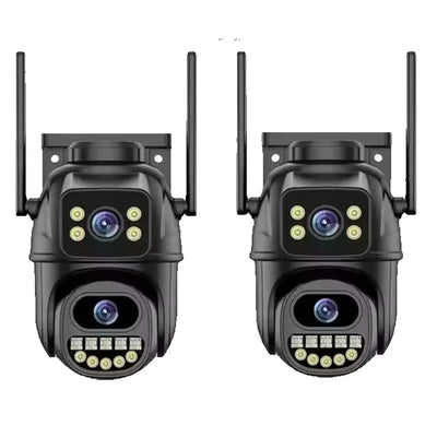 4K 8MP WiFi Surveillance Camera - AI Human Detection with Dual Lens - stepyours.com