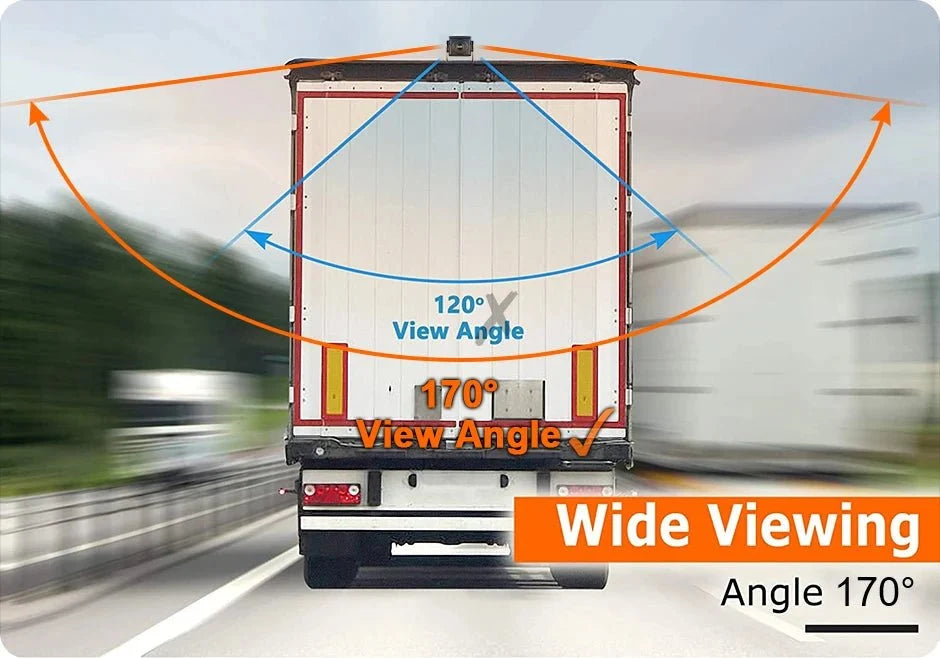 GreenYi 170 Degree AHD 1920x1080 Fisheye Car Bus Truck Rear View Camera - stepyours.com