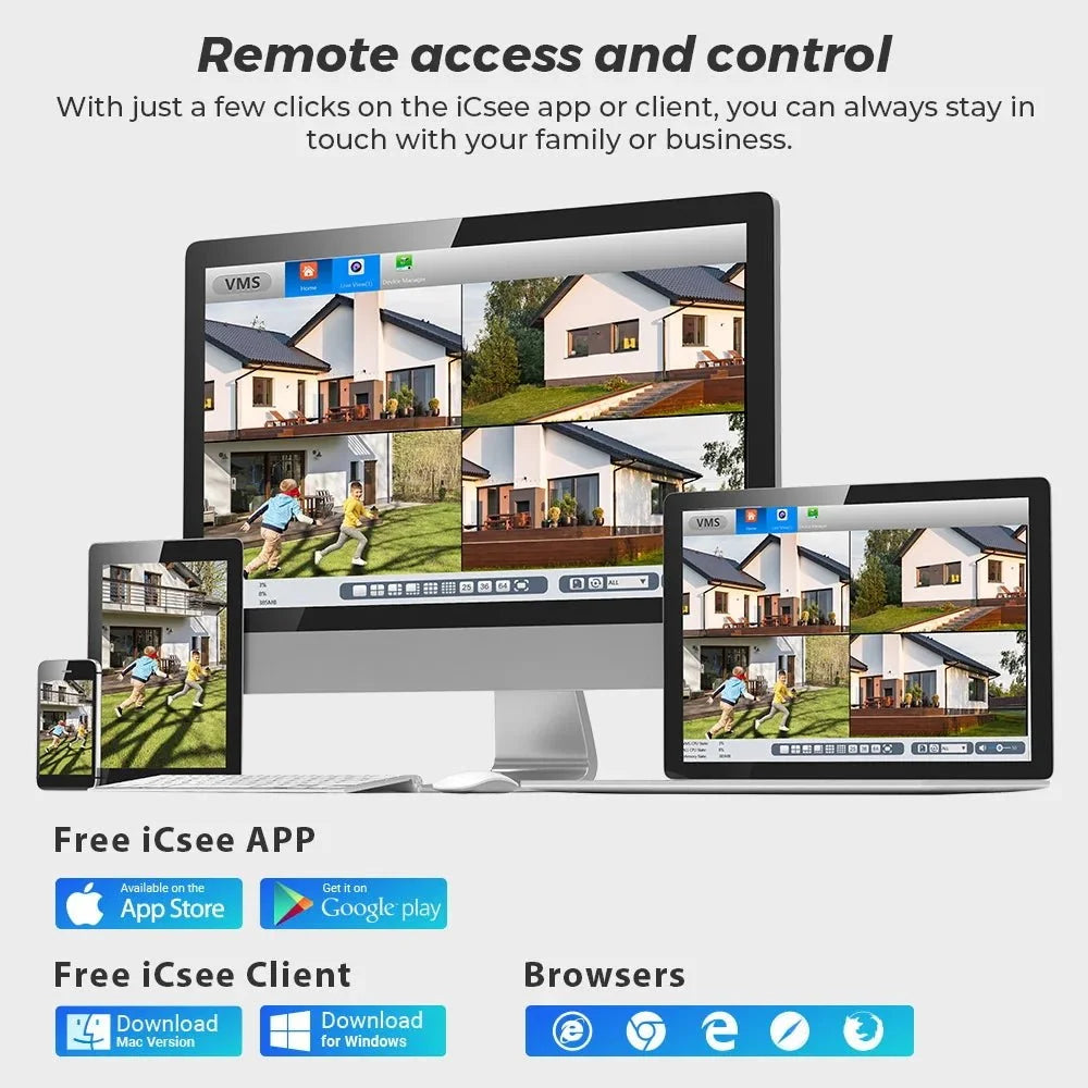4MP Outdoor WiFi Camera PTZ 2K HD AI Auto Tracking Night Vision - stepyours.com
