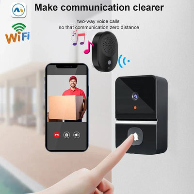 Intelligent Wireless Doorbell Waterproof 100m Range Camera - stepyours.com