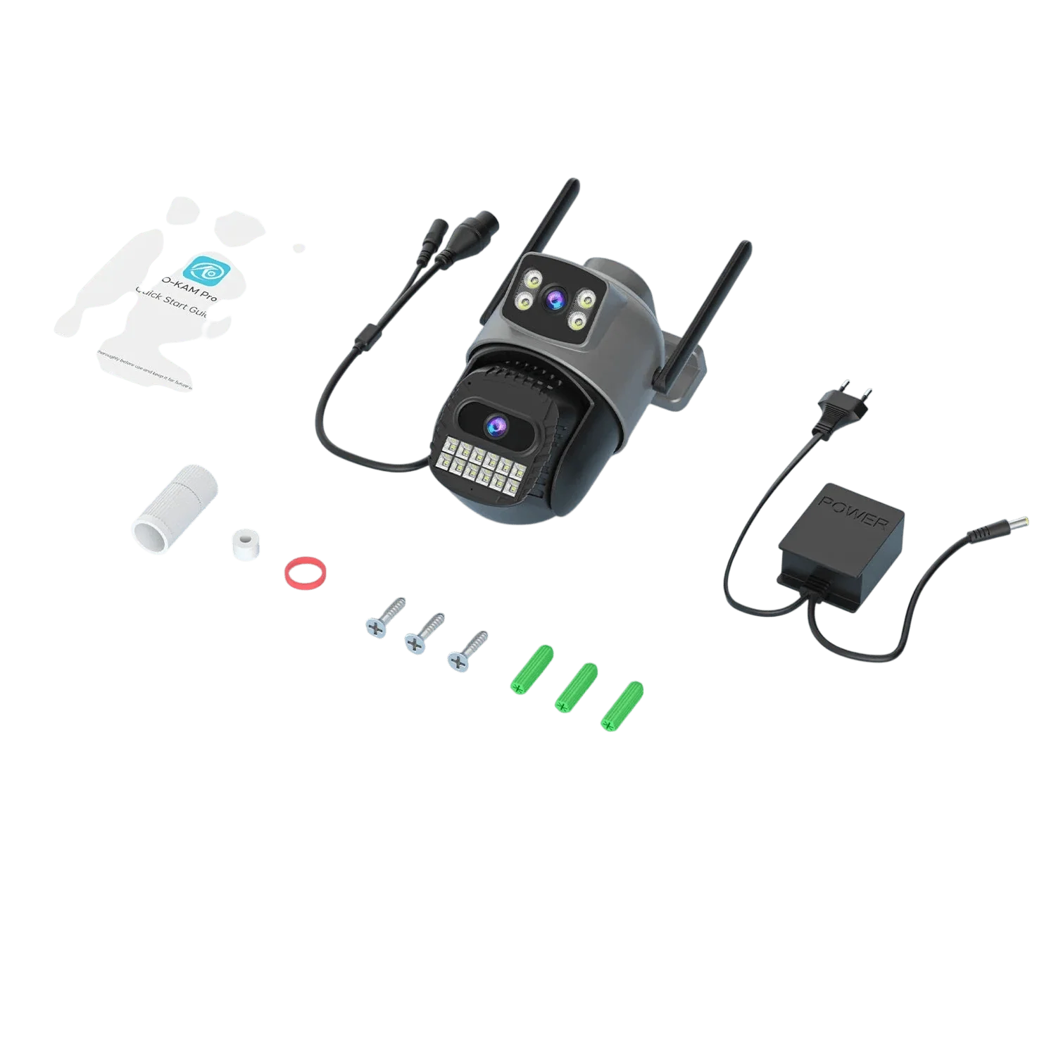 BESDER 15MP WiFi Outdoor Camera Dual Screen 10X Zoom PTZ Security IP Cam - stepyours.com