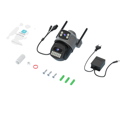 BESDER 15MP WiFi Outdoor Camera Dual Screen 10X Zoom PTZ Security IP Cam - stepyours.com