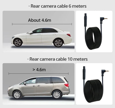 10 Inch Rearview Mirror Dash Cam Front And Rear 1080P Dual Recorder Night Vision - stepyours.com