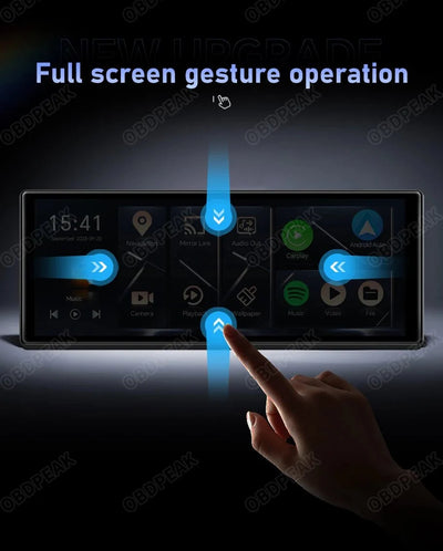 K60 Pro 11.3 Android 14 Screen GPS CarPlay Android Auto Dash Cam 1080P RearView - stepyours.com