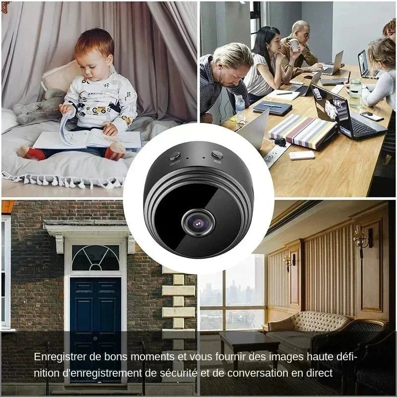 A9 WiFi Mini Camera - 720P HD Security Monitoring And Night Vision - stepyours.com