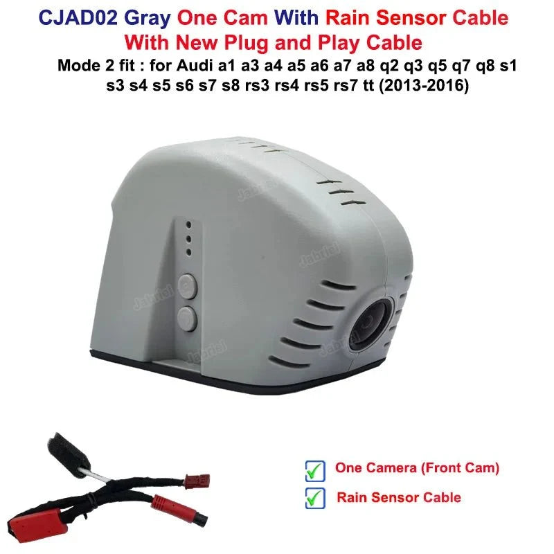 Plug And Play Audi Dash Cam With App Control 1080p Front Camera A3 A4 A5 A6 Q5 Q7 - stepyours.com