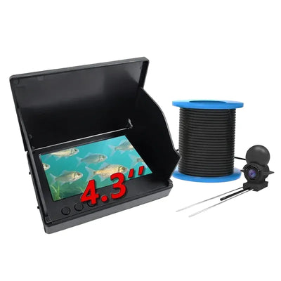 Dodosee 220 Degree Underwater Fishing Camera 1080P Night Vision LCD Fish Finder - stepyours.com