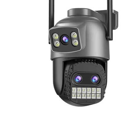 BESDER 15MP WiFi Outdoor Camera Dual Screen 10X Zoom PTZ Security IP Cam - stepyours.com