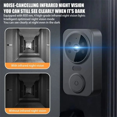 Wireless Video Doorbell Camera Night Vision Two Way Intercom - stepyours.com