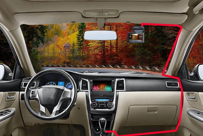 4K Dash Cam With GPS Dual Lens Night Vision 24 Hour Parking - stepyours.com
