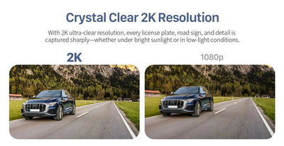 2K Kawa Mini 3 Pro Car Dash Cam With WiFi App Parking Mode And Voice Control - stepyours.com