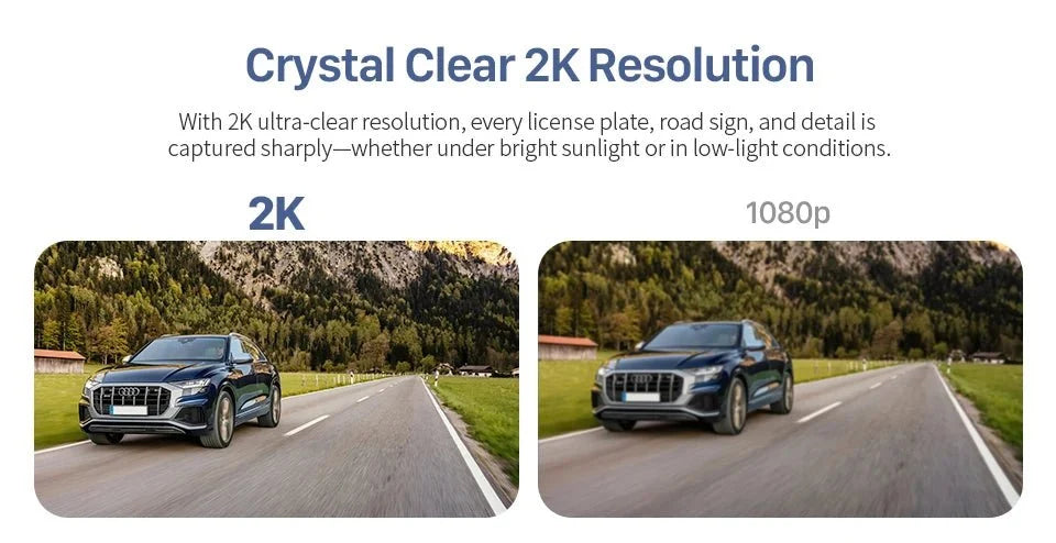 2K Kawa Mini 3 Pro Car Dash Cam With WiFi App Parking Mode And Voice Control - stepyours.com