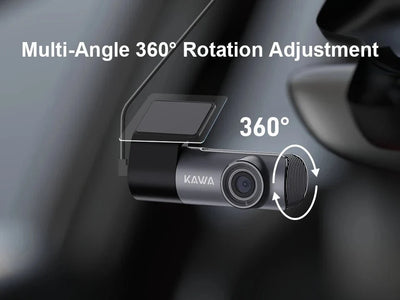 KAWA D5 2K Dash Cam For Car DVR With WiFi Voice Control WDR - stepyours.com