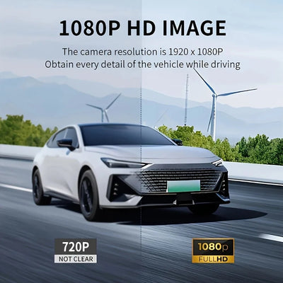 Triple Lens WiFi Dashcam Two Three Channel 1080P Night Vision Front And Rear - stepyours.com
