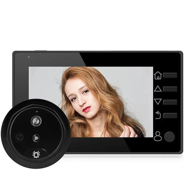 Smart Peephole Doorbell 3 Inch 1080P 140 Degree Camera - stepyours.com