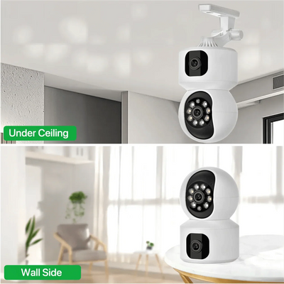 Tuya 8MP Dual Lens WiFi IP Camera - Color Night Vision With Auto Tracking - stepyours.com