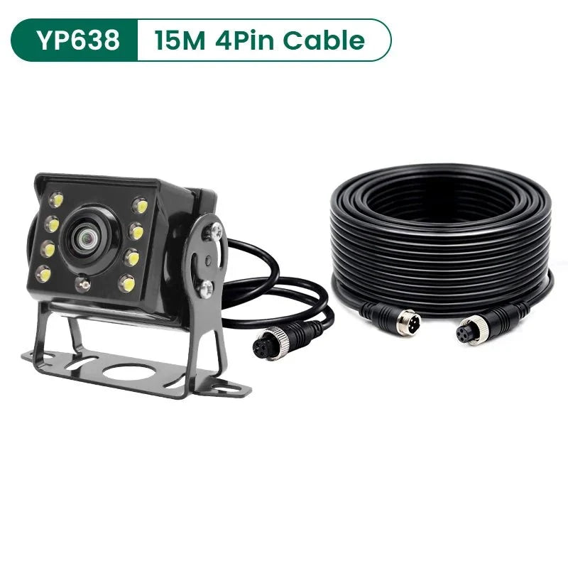 GreenYi 170 Degree AHD 1920x1080 Fisheye Car Bus Truck Rear View Camera - stepyours.com