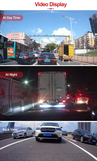 ACCEO 4K WIFI Dash Cam 12 Inch Rearview Mirror Car DVR Recorder - stepyours.com