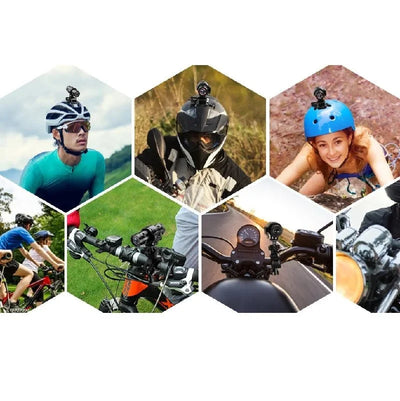 Mini Action Camera Helmet Light Waterproof HD 1080P For Bike Motorcycle - stepyours.com
