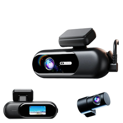 4K Front And Rear Dual Lens Dash Cam With HDR Night Vision WiFi Parking - stepyours.com