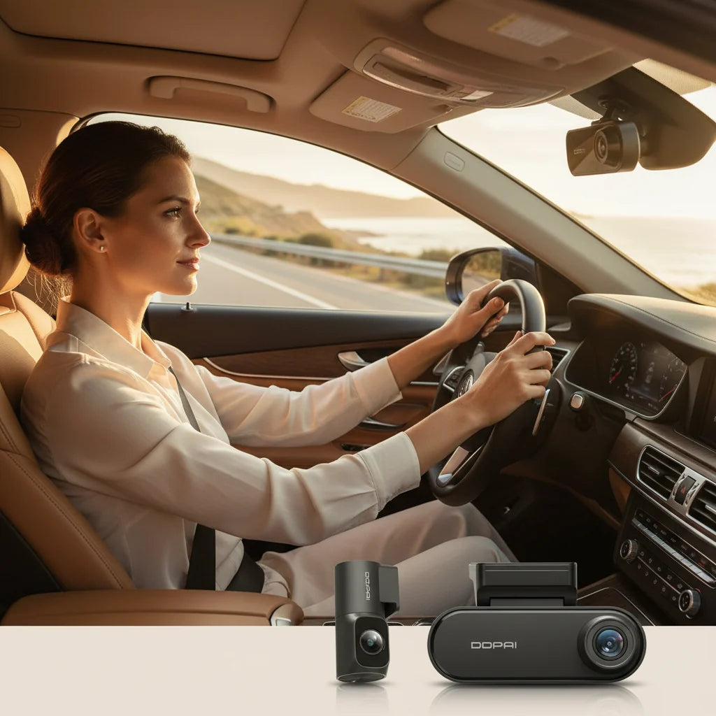 DDPAI N5 Dual 4K HDR Dash Cam Front Rear AI Night Vision WiFi 6 GPS ADAS - stepyours.com