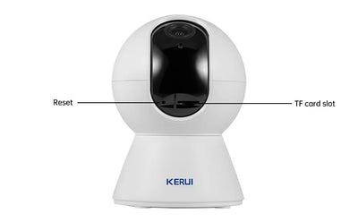 Kerui 5MP Tuya Smart Mini WiFi IP Camera Indoor Security - AI Humanoid Detection - stepyours.com