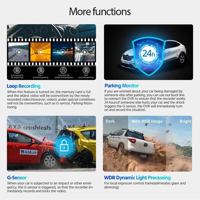 ACCEO 4K WIFI Dash Cam 12 Inch Rearview Mirror Car DVR Recorder - stepyours.com