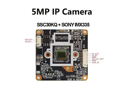 5MP IMX335 OpenIPC CCTV Camera Module 30FPS H265 Dome Board - stepyours.com
