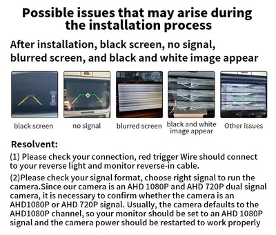 AHD 1080P Waterproof BMW Rear View Camera For E60 E39 E90 E82 X1 X5 X6 - stepyours.com