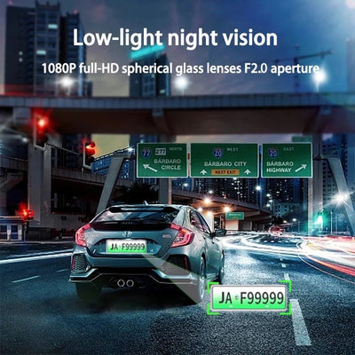 1080P Car Dash Cam 2 To 3 Camera Front And Rear Video Recorder Night Vision - stepyours.com