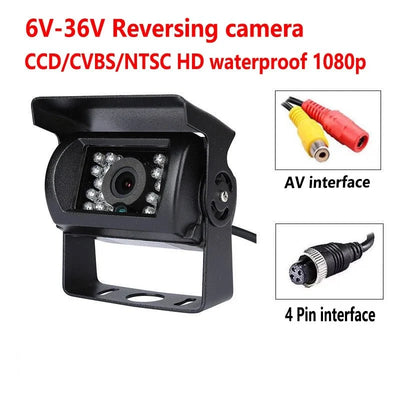 Reverse Camera 4 Pin AV Port IR Night Vision Waterproof For Truck Trailer RV - stepyours.com