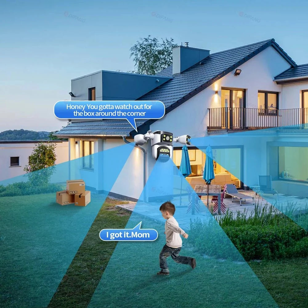 DIFANG 20MP Outdoor Security Camera With 10x Zoom And Auto Tracking - stepyours.com