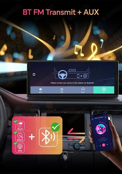 K2 Pro Dash Cam 11.3 Inch 4K 2160P GPS Wireless CarPlay Dual Lens - stepyours.com