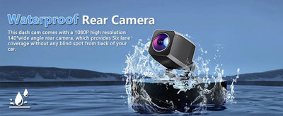 Hook Your Drive Kocam 4K UHD Dash Cam Dual Lens Night Vision Parking Monitor - stepyours.com