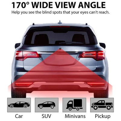 170 Degree Wide Angle AHD Car Backup Camera 720P 1080P Night Vision Waterproof - stepyours.com